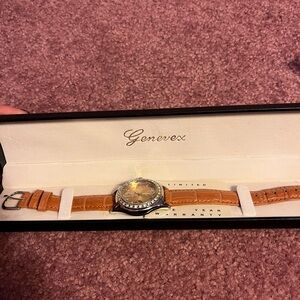 Women's Brown Leather Watch